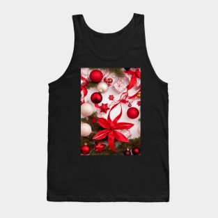 Christmas Seamless Pattern, Christmas Decorations #8 Tank Top